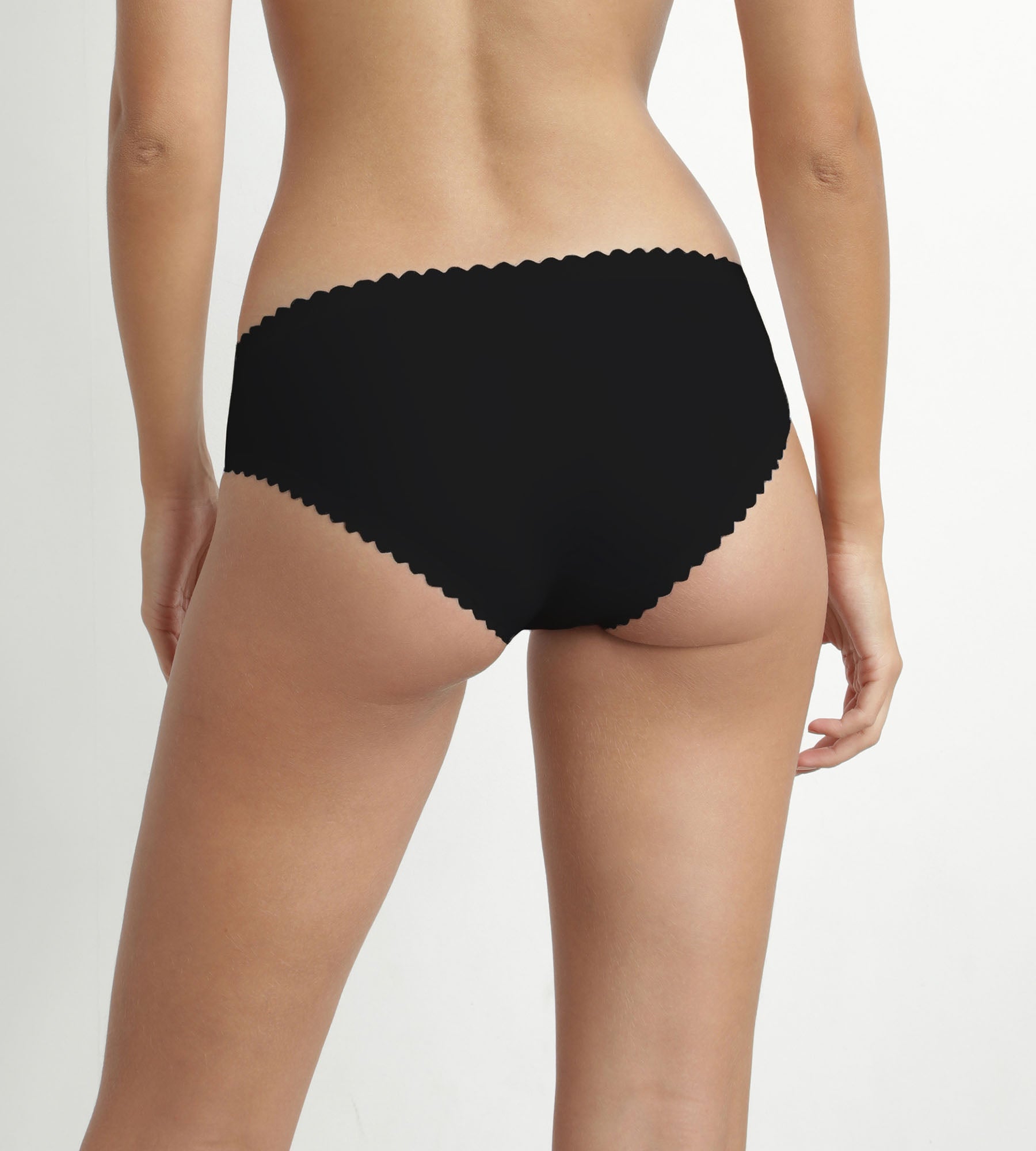 DIM Schwarzer Slip aus Mikrofaser - Body Touch