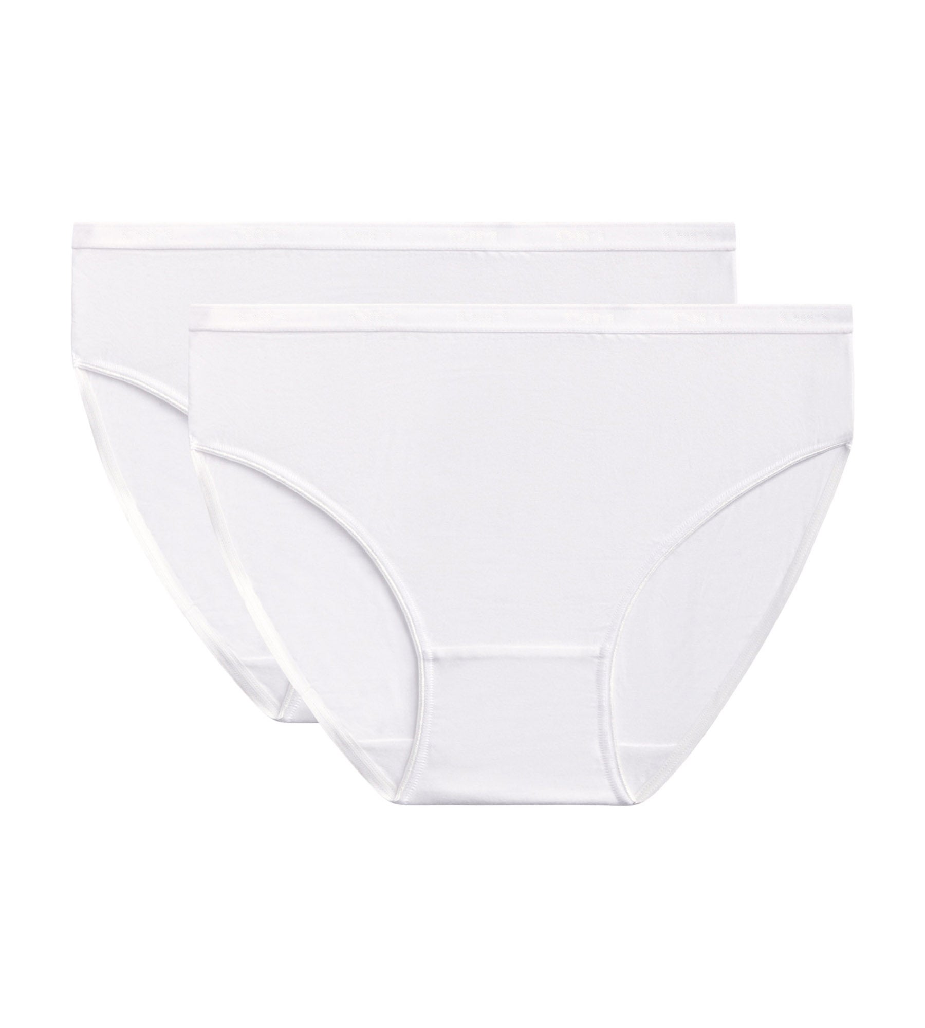 DIM 2er-Pack Maxi-Slips weiß aus Bio-Baumwolle