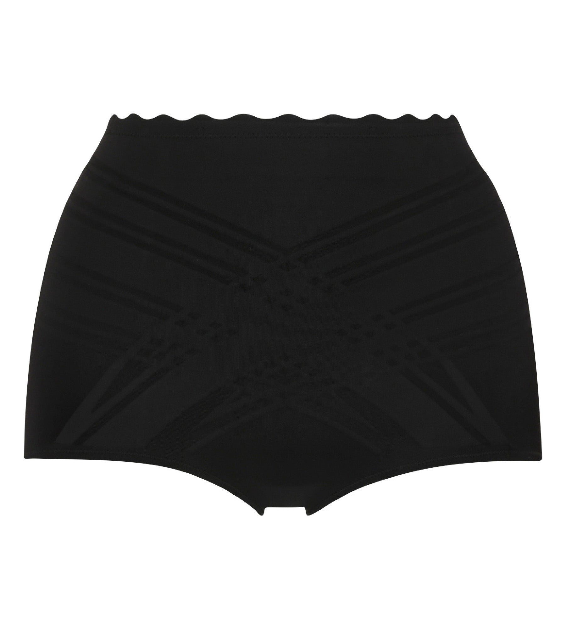 DIM Schwarzer Damen-Slip 3-in-1 mit Shapping-Effekt und hohem Bund – Beauty Lift