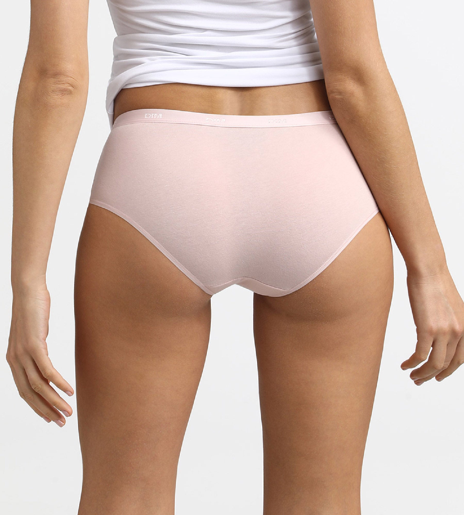DIM 3er-Pack Hipster rosa/hautfarben/perlmutt aus Stretch-Baumwolle – Pockets EcoDIM