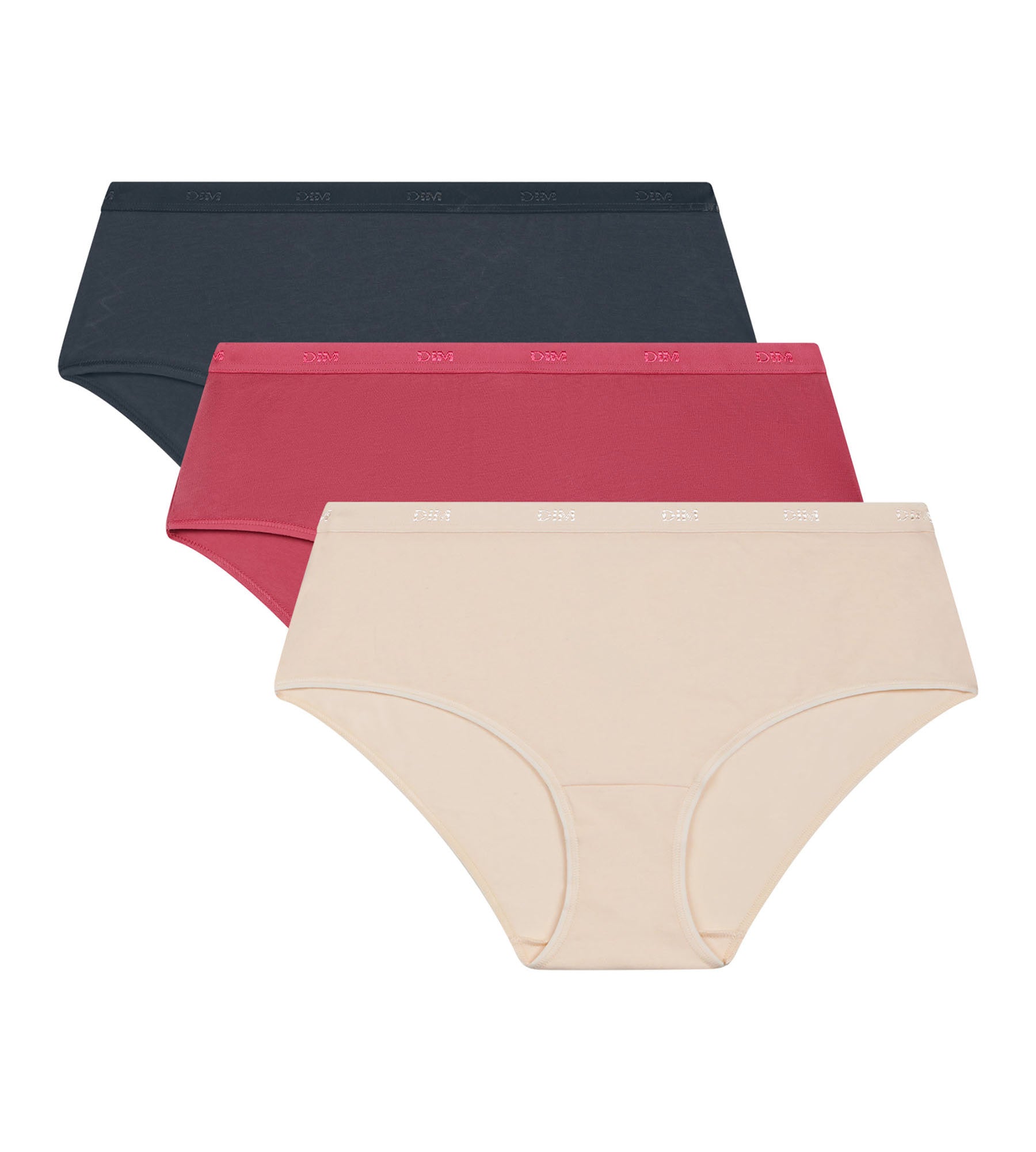 DIM 5er-Pack Socken aus hellgrauer Baumwolle – EcoDIM