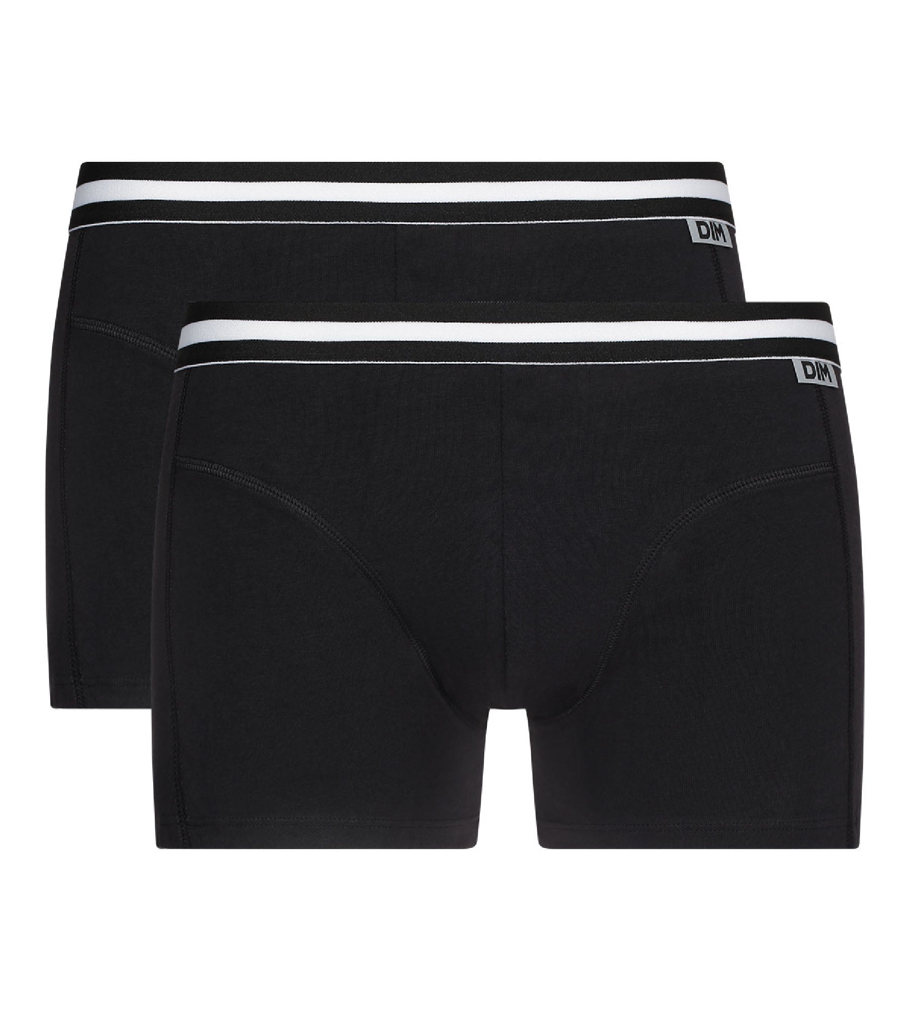 DIM 2er-Pack Boxershorts aus Stretch-Baumwolle schwarz - EcoDIM