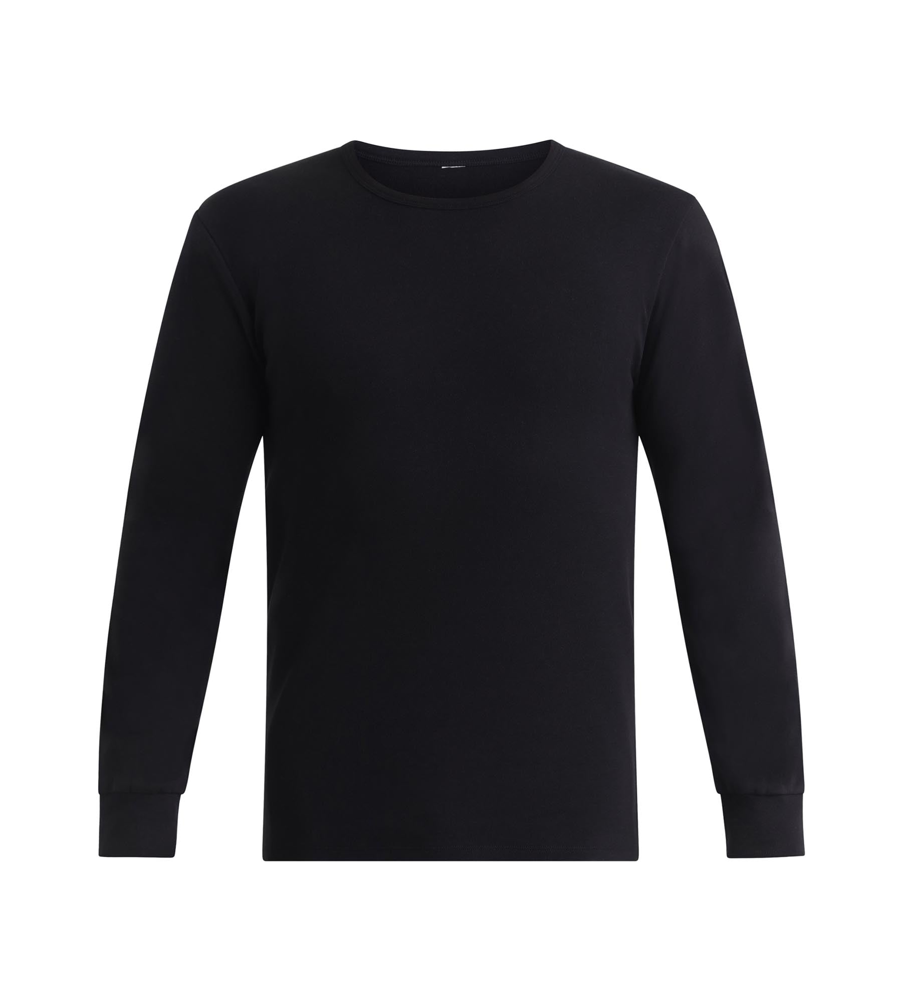 DIM Schwarzes Herren-T-Shirt aus Baumwolle Dim Thermal