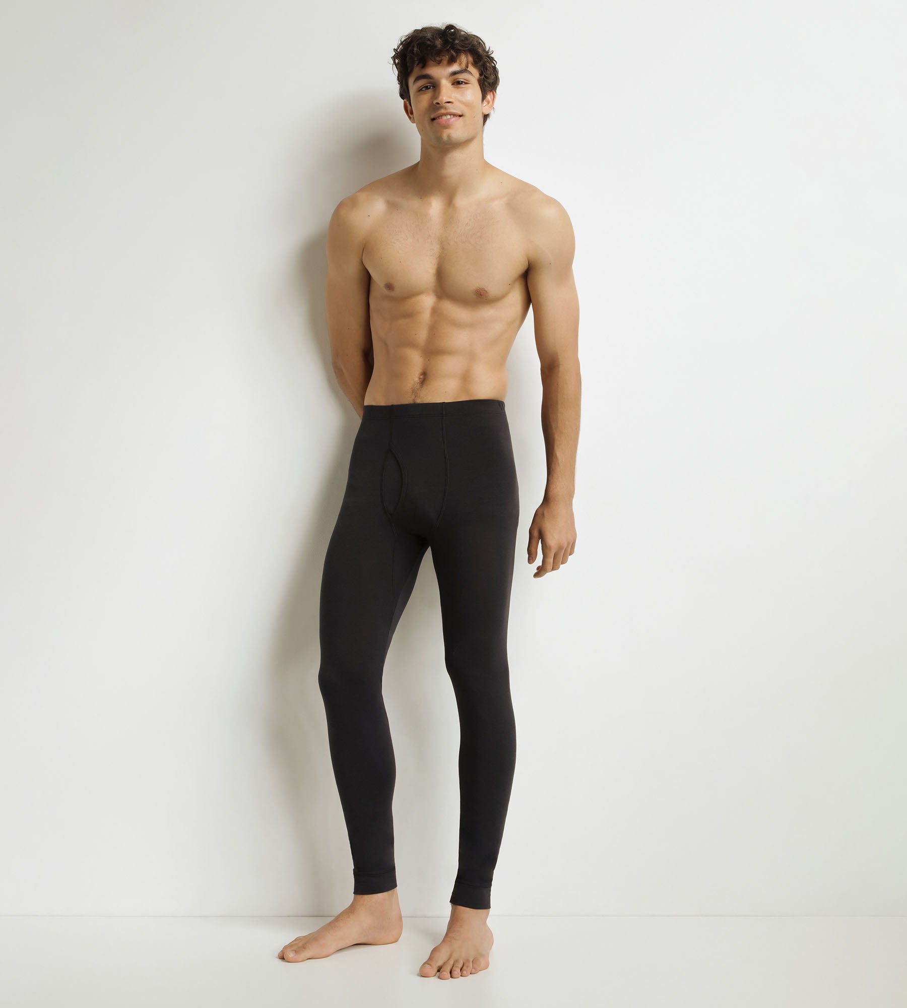 DIM Isolierende Herrenleggings Schwarz Dim Thermal