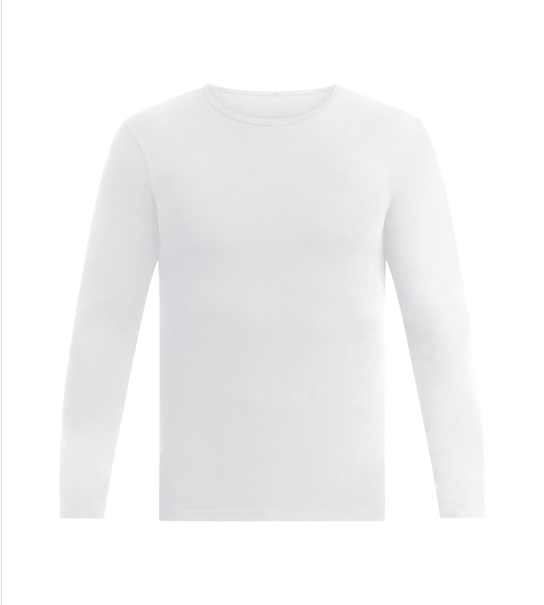 DIM Herren-Langarmshirt Weiß Dim Thermal