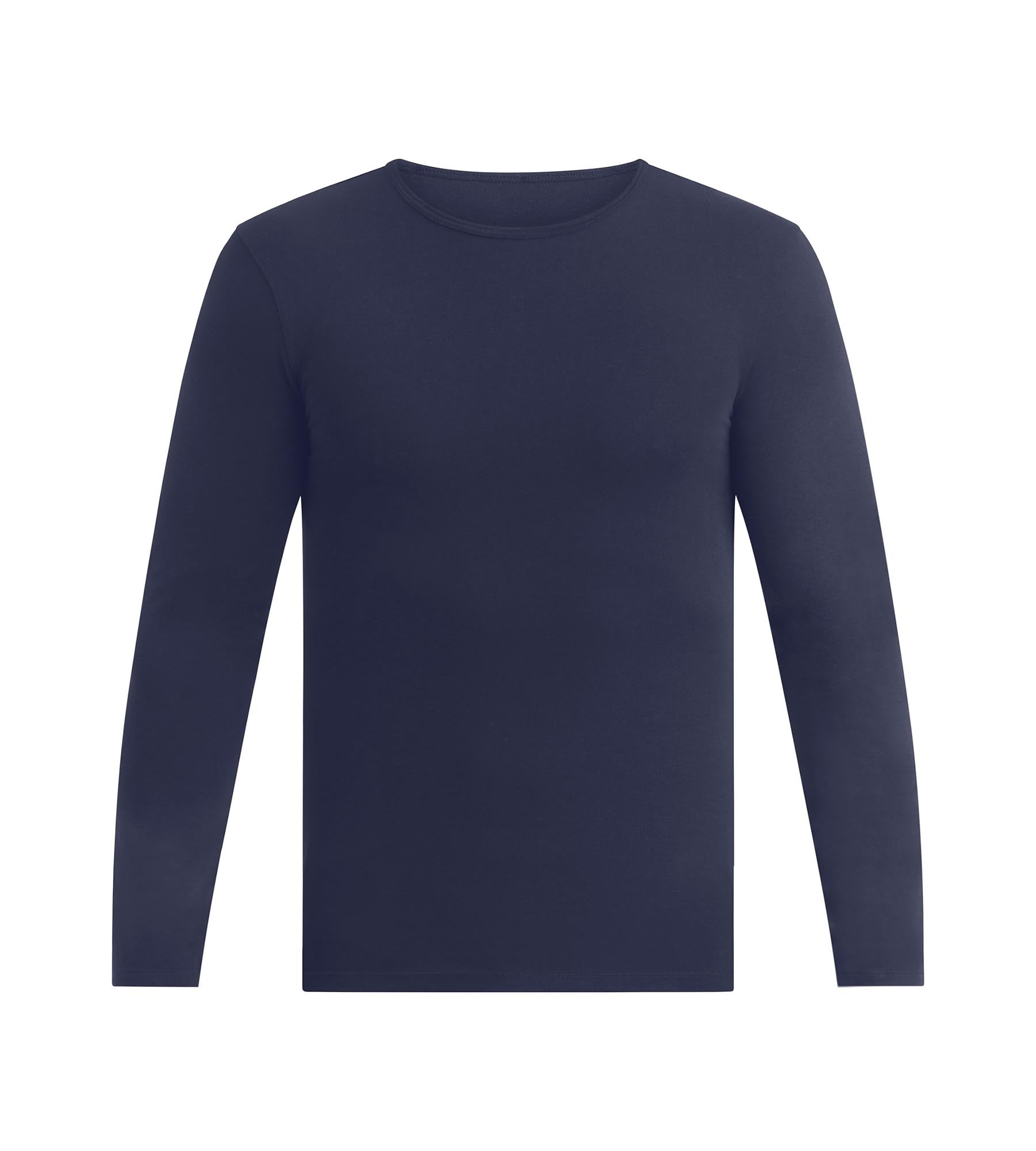 DIM Herren-Langarmshirt Blau Dim Thermal