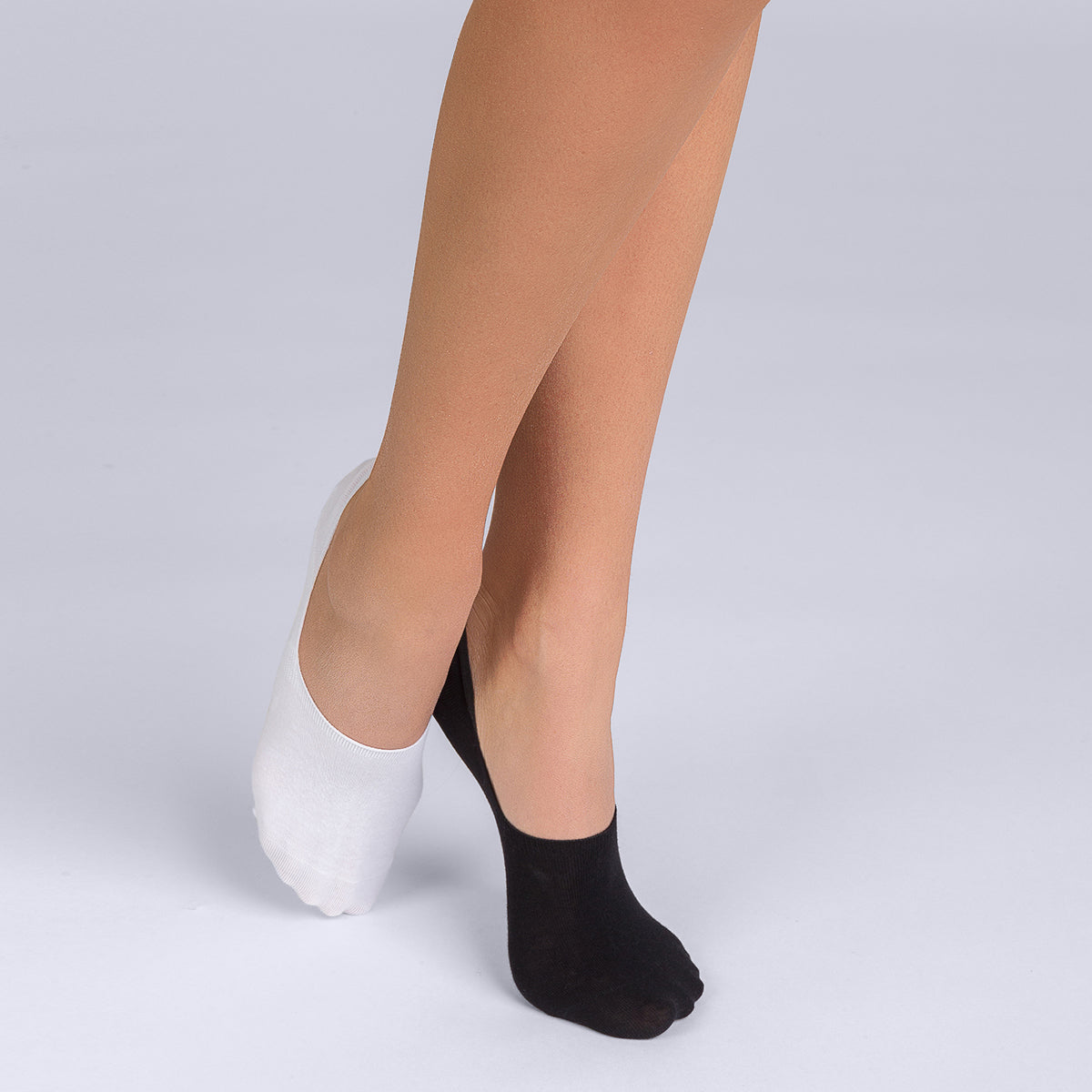 DIM 2er-Pack Damen-Füßlinge für Sneaker - Basic Cotton