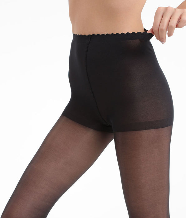 DIM Schwarze reißfeste Strumpfhose 20D - Body Touch Absolu Resist
