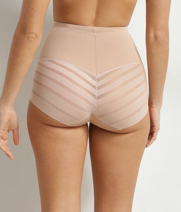 DIM Hoher Slip mit flachem Bauch Nude für Damen Dim Silhouette Élégance