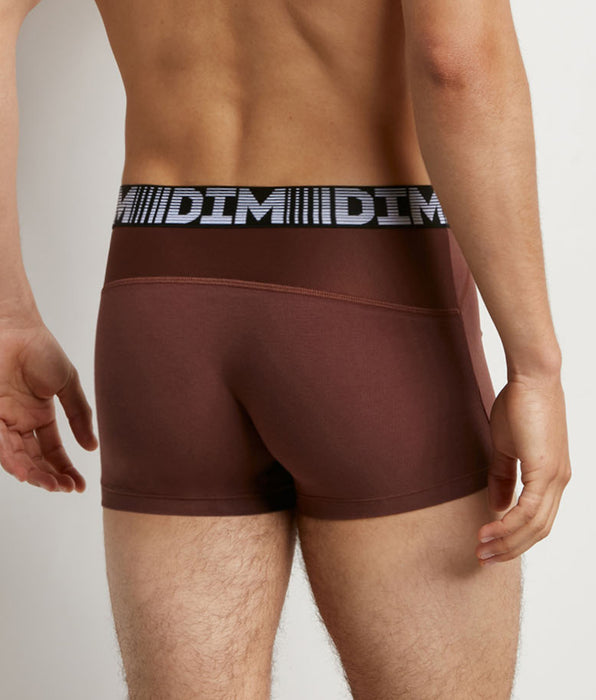DIM 2er-Pack Anti-Transpirant-Boxershorts khaki/braun - 3D Flex Air