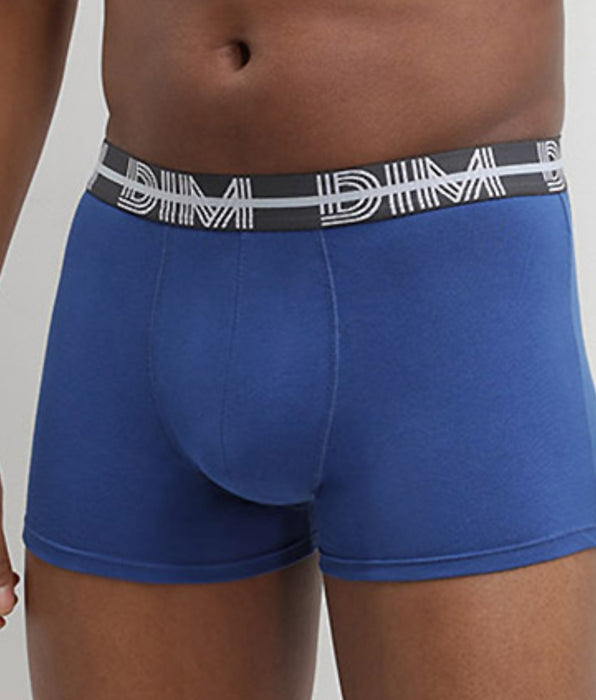 DIM 3er-Pack Boxer aus Stretch-Baumwolle schwarz/blaugrün/blau - DIM Powerful