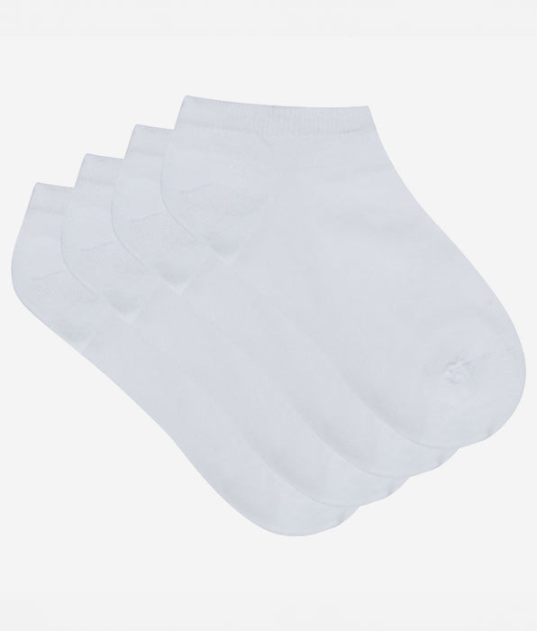 DIM 2er-Pack leichte Damen-Sneakersocken in Weiß - Light Cotton