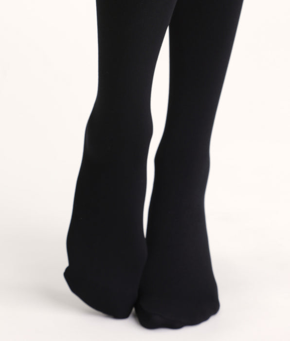 DIM Kniestrümpfe aus Fleece schwarz undurchsichtig 140D Dim Thermo