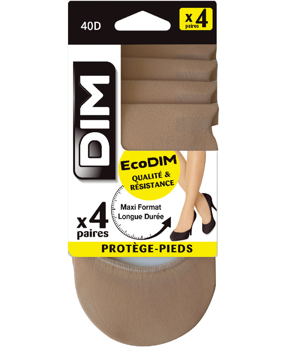 DIM 4er-Pack Füßlinge 40D in Nude - EcoDIM