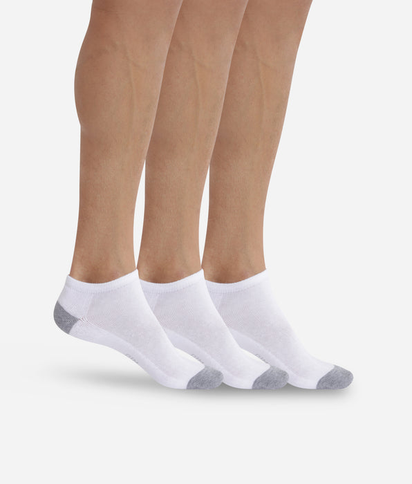 DIM 3er-Pack weiß/graue Herren-Sneakersocken - EcoDIM