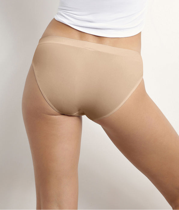 DIM 2er-Pack nahtlose Slips aus Mikrofaser nude – Pockets EcoDIM