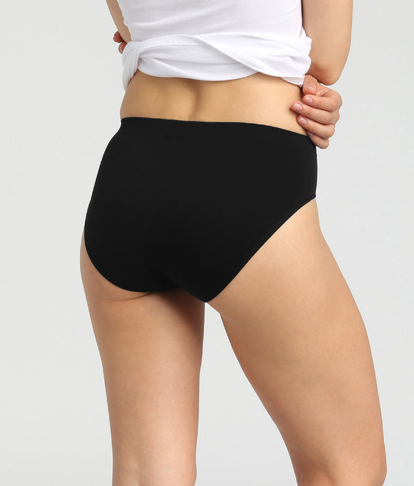 DIM 2er-Pack nahtlose Slips aus Mikrofaser schwarz/weiß – Pockets EcoDIM