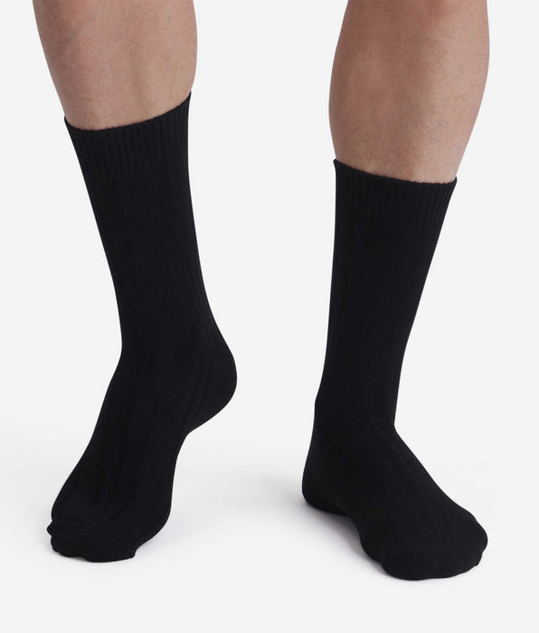 DIM 2er-Pack Herrensocken Schwarz Bambus