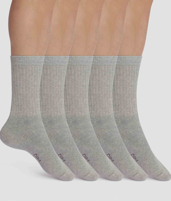 DIM Packung mit 5 Paar Herrensocken Heather Grey EcoDim Sport