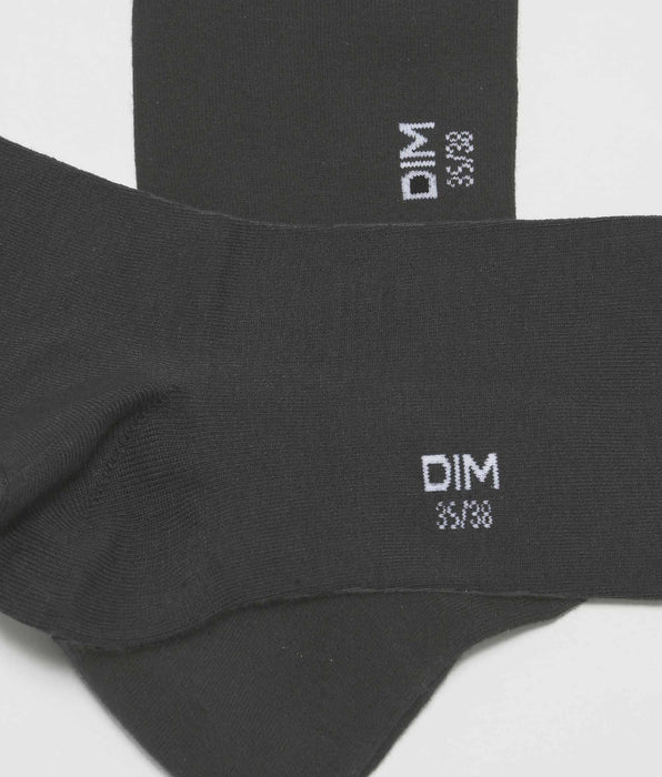 DIM 2er-Pack anthrazitfarbene Damensocken aus Viskose – DIM Bambus
