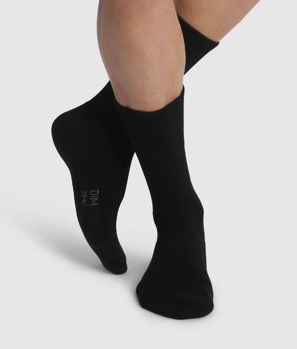 DIM 2er-Pack schwarze Herren-Outdoor-Socken