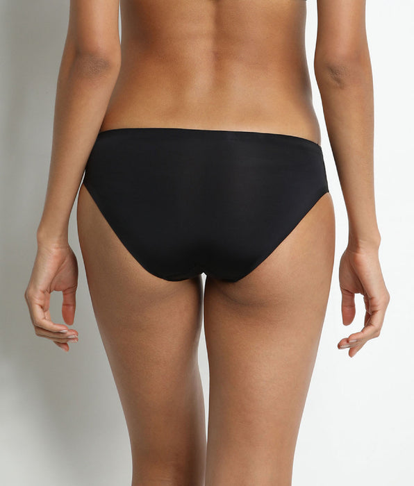 DIM Schwarzer Slip aus Mikrofaser - InvisiFree