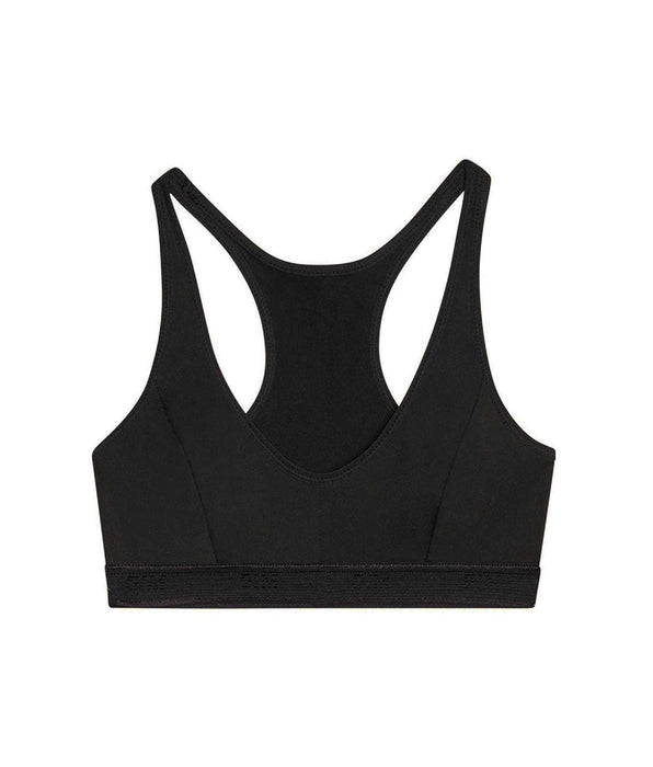 DIM Schwarzer Mädchen-Sport-BH aus Mikrofaser - DIM Micro