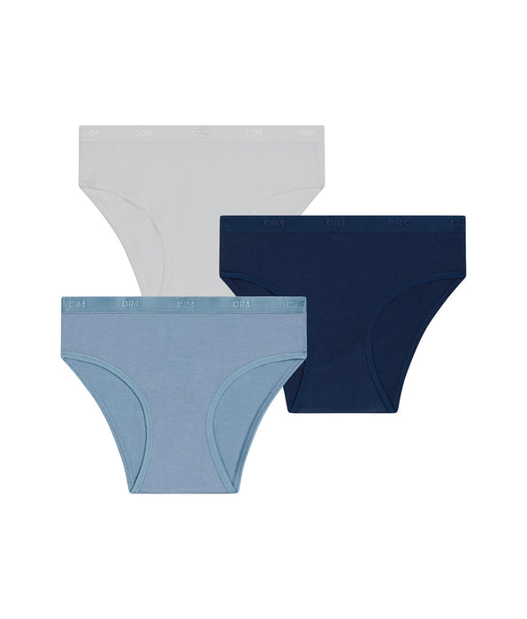 DIM 3er-Pack Mädchenhöschen Glacier von Les Pockets Ecodim Kids