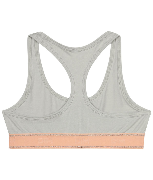 DIM Mädchen-BH Grau und Rosa Dim Sport
