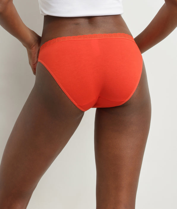 DIM 2er-Pack Slips aus Baumwolle rot/rosé - DIM Fashion
