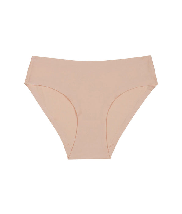 DIM Nudefarbener Mädchen-Slip aus Mikrofaser - DIM Invisible