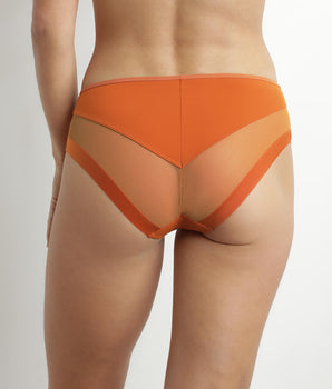 Mandariner Mikrofaser–Slip mit Tülleinsätzen – Generous