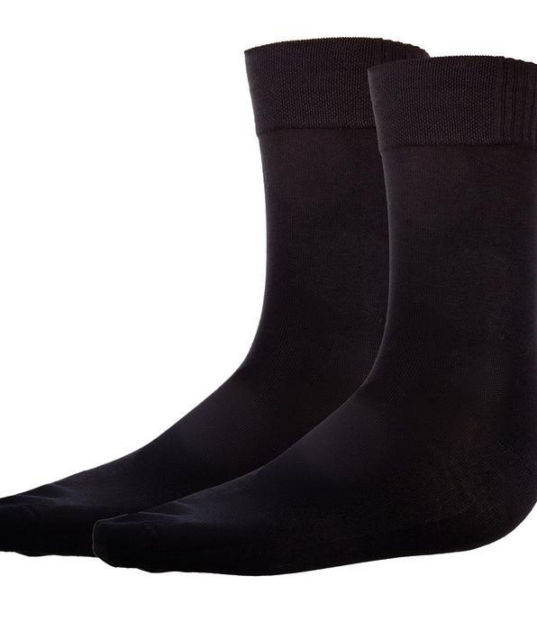 DIM Schwarze Herrensocken aus Viskose Dim Bambou