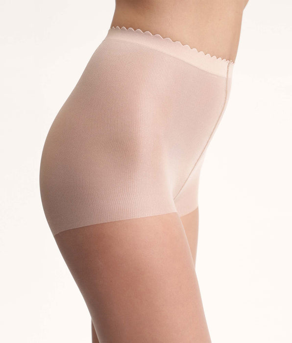 DIM Beige transparente Strumpfhose mit Nude-Effekt 17D - Body Touch