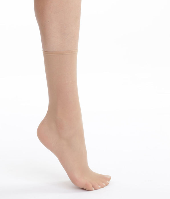 DIM 2er-Pack elfenbeinfarbene transparente Söckchen - DIM Sublim