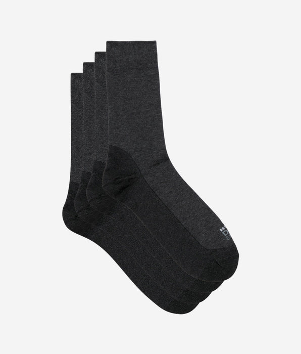 DIM 2er-Pack extra-haltbare Herrensocken in Anthrazit meliert - Ultra Resist