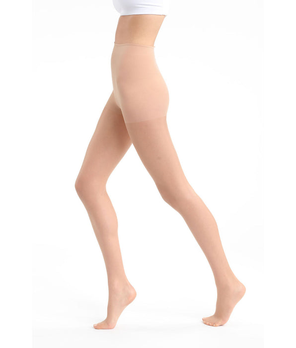 DIM Transparente Strumpfhose 15D mit Nude-Effekt in Sand - DIM Sublim