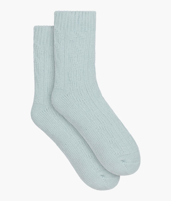 DIM Warme Socke für Frauen Himmelblau Cocoon Fleece