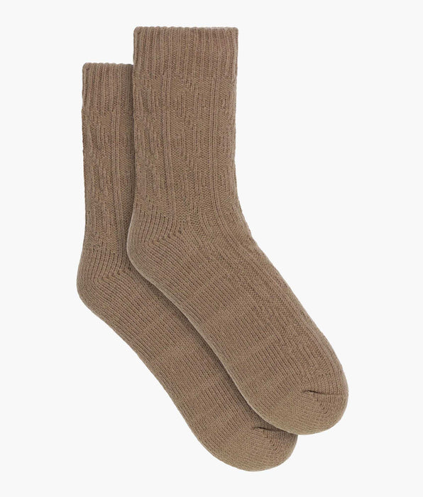 DIM Warme Socke Frau Braun Cocoon Fleece