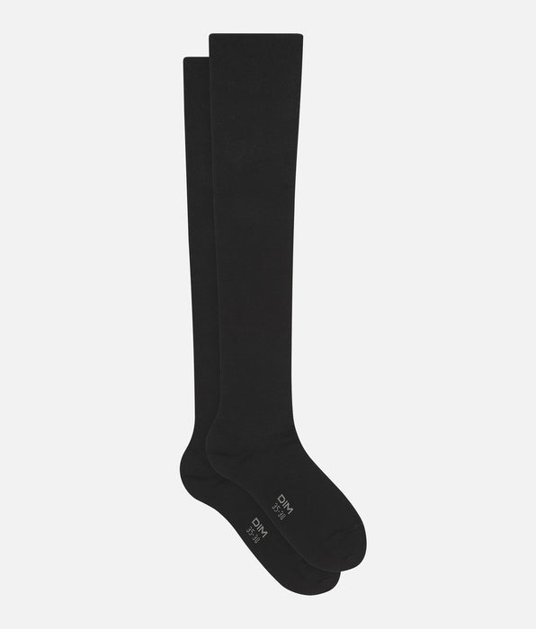 DIM Hohe Socke Frau Schwarz Dim Mode