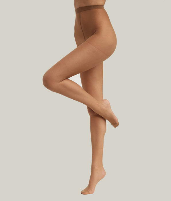 DIM 3er-Pack Strumpfhosen aus transparentem Voile Beige - Dim Trio Rouge