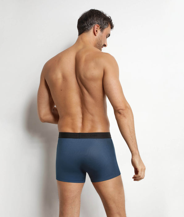 DIM Boxershorts für Herren aus Modal-Piqué-Baumwolle in Fjordblau von Dim Smart
