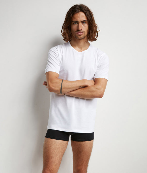 DIM 2er-Pack weiße T-Shirts mit Rundhals-Ausschnitt und Wärmeregulierung - Regul'Activ