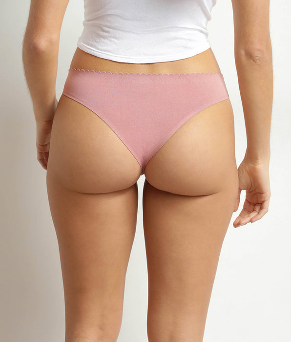 DIM 2er-Pack Damen-Tangas in Braun und Rosa Body Touch Easy