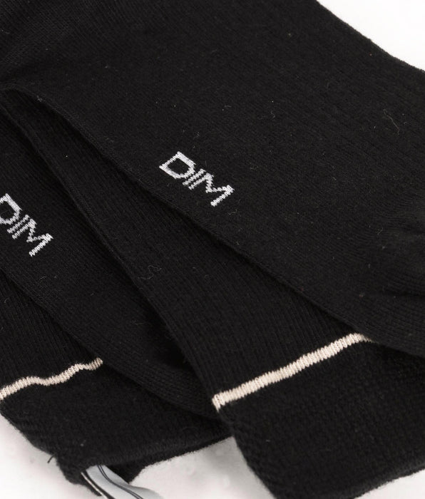 DIM 3er-Pack weiße/graue Socken aus Baumwolle – EcoDim Sport
