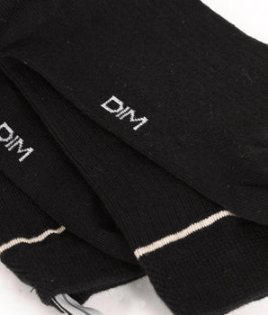 3er-Pack weiße/graue Socken aus Baumwolle – EcoDim Sport
