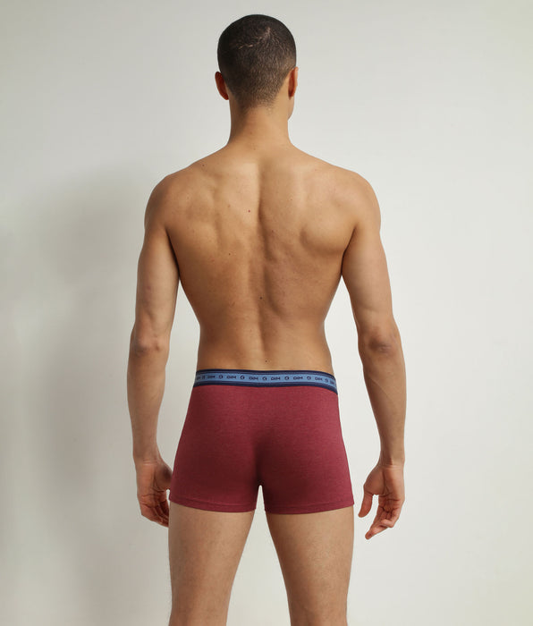 DIM 3er-Pack Herren-Boxershorts Blue Red Denim aus Bio-Baumwolle Dim Good