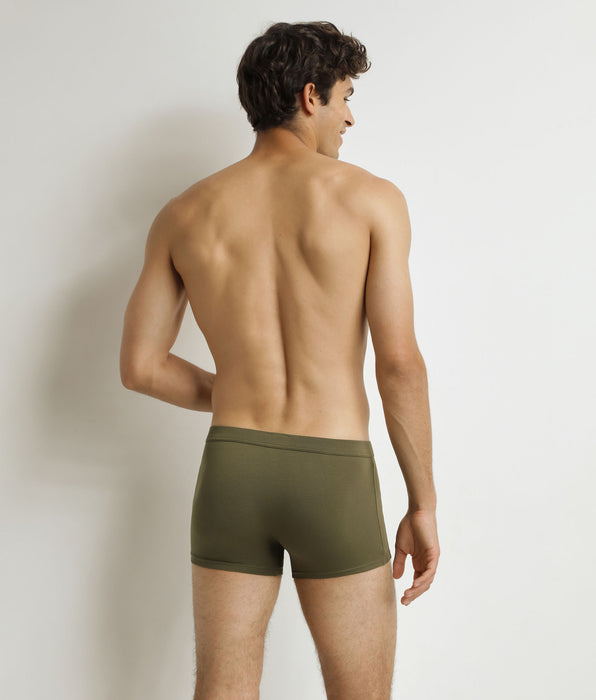 DIM Herren-Boxershorts Grün Camouflage Classic Cotton