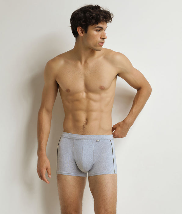 DIM Herren-Boxershorts aschgrau Classic Cotton
