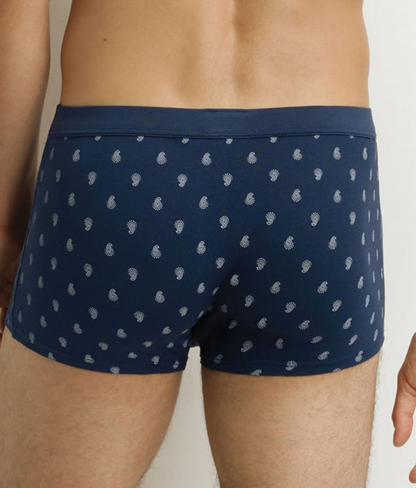 DIM Herren-Boxershorts Schwarz Tropfenmuster Classic Cotton